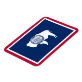 Wyoming Staatsvlag Magneet (Linkerzijde)