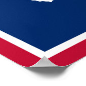 Wyoming Staatsvlag Poster (Hoek)