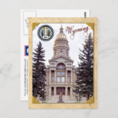 Wyoming State Capitol, Cheyenne, WY Briefkaart (Voorkant / Achterkant)