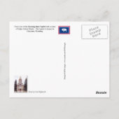 Wyoming State Capitol, Cheyenne, WY Briefkaart (Achterkant)