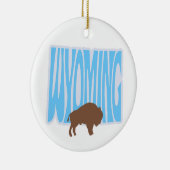 Wyoming State Christmas Tree Ornament (Rechts)