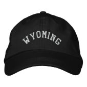 Wyoming State Embroized Pet (Voorkant)