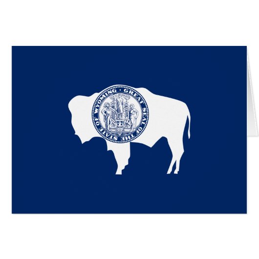 Wyoming State Flag (Voorkant Horizontaal)