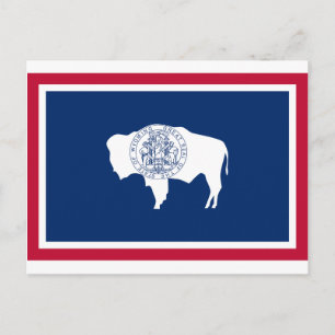Wyoming State Flag Briefkaart