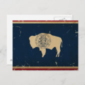 Wyoming State Flag  Briefkaart (Voorkant / Achterkant)