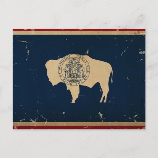 Wyoming State Flag  Briefkaart (Voorkant)