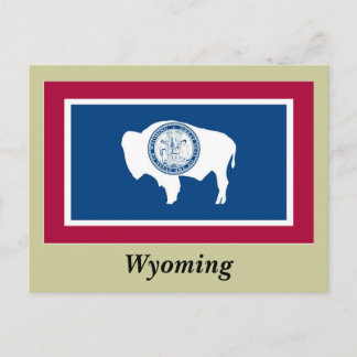 Wyoming State Flag Briefkaart