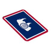 Wyoming State Flag Magneet (Rechterzijde)
