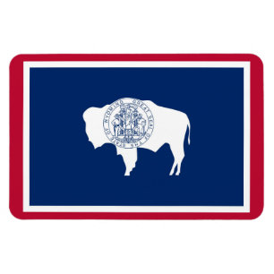 Wyoming state flag magneet