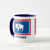 Wyoming State Flag Mok (Voorkant links)