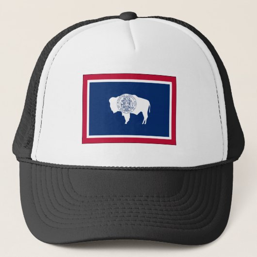 Wyoming State Flag Trucker Pet (Voorkant)