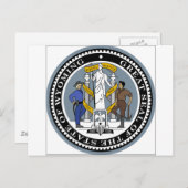 Wyoming State Seal Briefkaart (Voorkant / Achterkant)