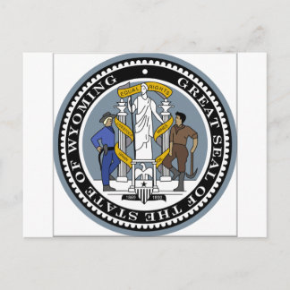 Wyoming State Seal Briefkaart