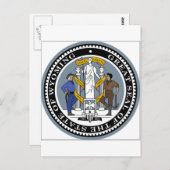 Wyoming State Seal Briefkaart (Voorkant / Achterkant)