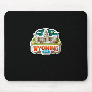 Wyoming Sticker Muismat