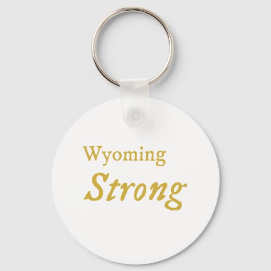 Wyoming Strong Sleutelhanger (Voorkant)