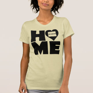 Wyoming Thuis Hart Staat T-Shirts