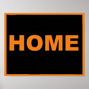 Wyoming Thuis Weg Van Staat Poster Bord