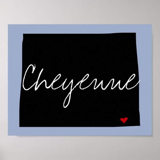 Wyoming Town Poster (Voorkant)