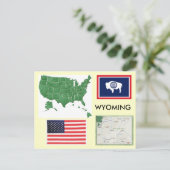 Wyoming, Verenigde Staten Briefkaart (Staand voorkant)