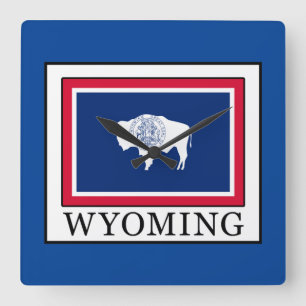 Wyoming Vierkante Klok