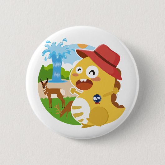 Wyoming VIPKID Button (Voorkant)