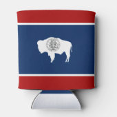 Wyoming vlag blikjeskoeler (Achterkant)