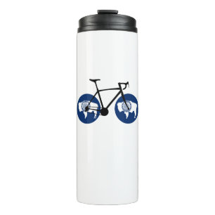 Wyoming Vlag Fietsen Thermosbeker