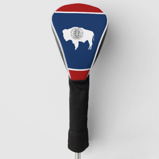 Wyoming vlag golfheadcover (Voorkant)
