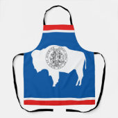Wyoming vlag schort (Voorkant)