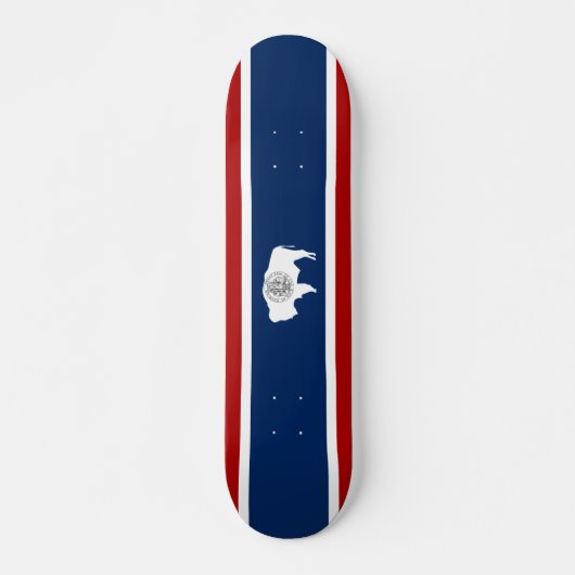 Wyoming vlag skateboard (Voorkant)