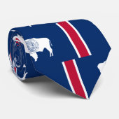 Wyoming, vlag van de Verenigde Staten Stropdas (Opgerold)