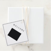 Wyoming Welcome Bag Gift Labels, Wedding Weekend Bedankjes Labels (In situ)