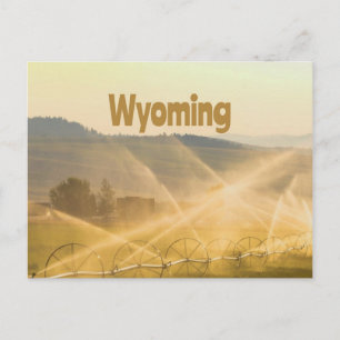 Wyoming Wild West Boerderij Land Ranch Briefkaart