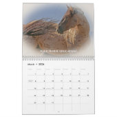 Wyoming wilde paarden kalender (Mar 2026)