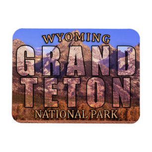 Wyoming's Grand Teton National Park Magnet Magneet