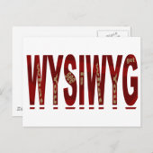 WYSIWYG BRIEFKAART (Voorkant / Achterkant)