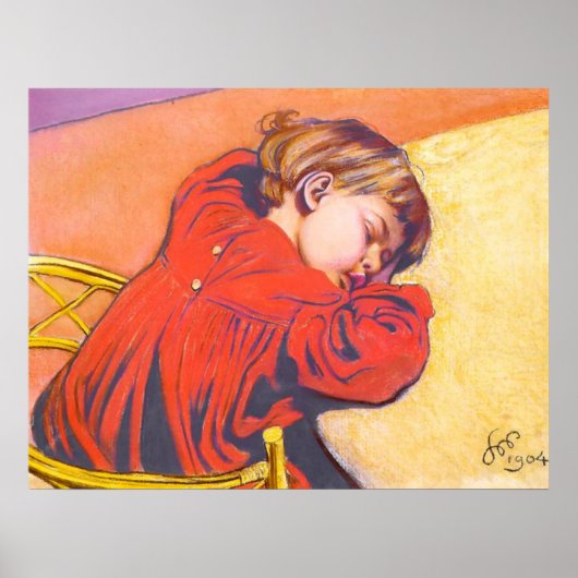 Wyspianski, Slapende Stas, 1904 Poster (Voorkant)