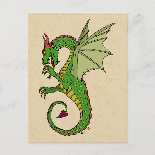 Wyvern Briefkaart (Voorkant)