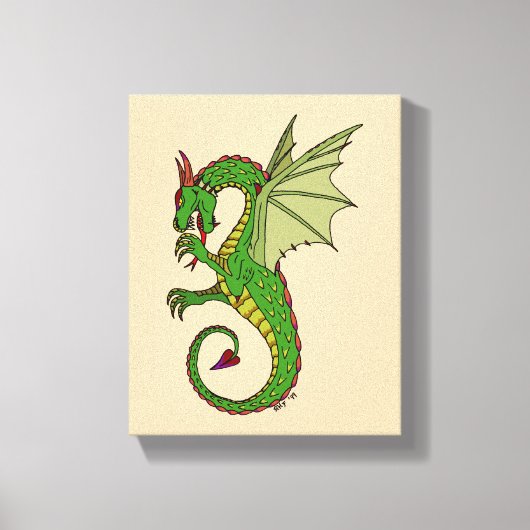 Wyvern Canvas Afdruk (Voorkant)