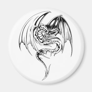 Wyvern Dragon zijn fantasy Mythical Creaters Magneet