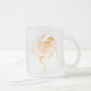 Wyvern Dragon zijn fantasy Mythical Creaters Matglas Koffiemok