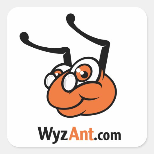 WyzAnt.com Vierkante Sticker (Voorkant)