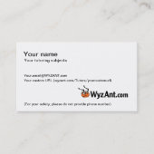 WyzAnt  Visitekaartjes (Voorkant)