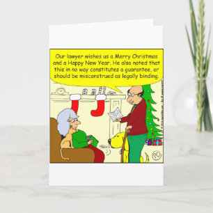 x08 kerstkaart van onze advocaat - cartoon feestdagen kaart