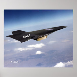 X-43A Hypersonic Ramjet poster 20 x 24 inch