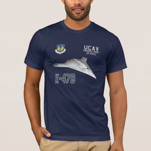 X-47B UCAV T-SHIRT (Voorkant)