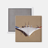 X-48B Onbemande luchtvaartuigen met blanco vleugel Magneet (Voorkant / Achterkant)