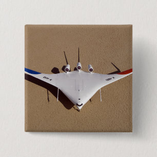X-48B Onbemande luchtvaartuigen met blanco vleugel Vierkante Button 5,1 Cm