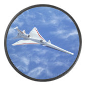X-59 Supersonic Jet Vliegtuig met laag bereik Hockey Puck (Voorkant)